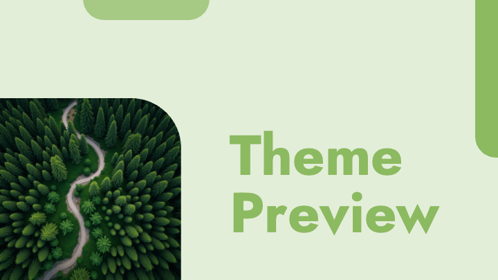 Soft green organic shapes with forest aerial photography